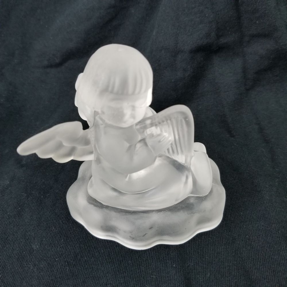 MJ Hummel Angel Glass Candle Holder